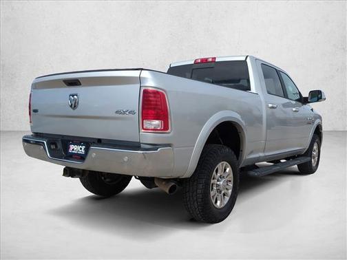 Bright Silver Metallic Clearcoat 2017 RAM 2500 Laramie Crew Cab 4x4 6'4' Box