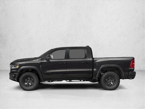 Diamond Black Crystal Pearlcoat 2026 RAM 1500 RHO Crew Cab 4x4 5'7' Box