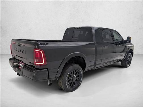 Diamond Black Crystal Pearlcoat 2026 RAM 3500 Limited Mega Cab 4x4 6'4' Box