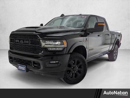 Diamond Black Crystal Pearlcoat 2023 RAM 2500 Limited Crew Cab 4x4 6'4' Box