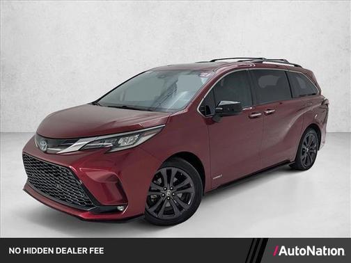 Ruby Flare Pearl 2021 Toyota Sienna XSE 7 Passenger
