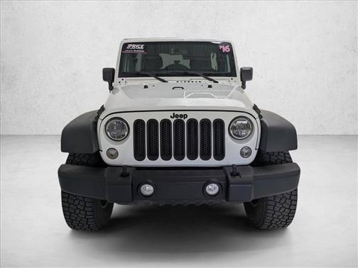 Bright White Clearcoat 2016 Jeep Wrangler Unlimited Sport