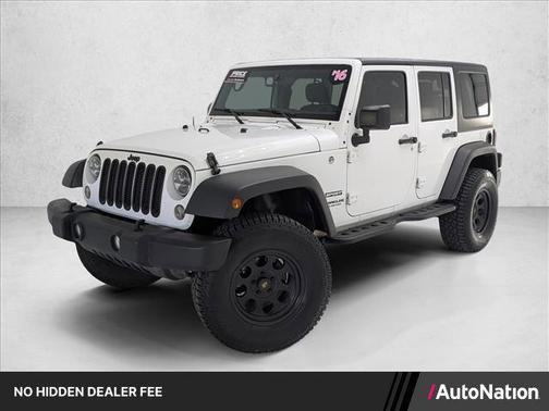 Bright White Clearcoat 2016 Jeep Wrangler Unlimited Sport