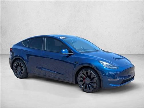 Deep Blue Metallic 2022 Tesla Model Y Performance Dual Motor All-Wheel Drive
