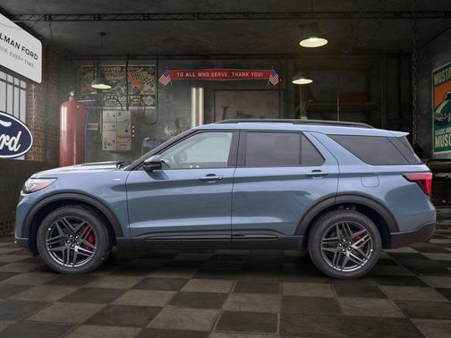 Vapor Blue Metallic 2026 Ford Explorer ST-Line