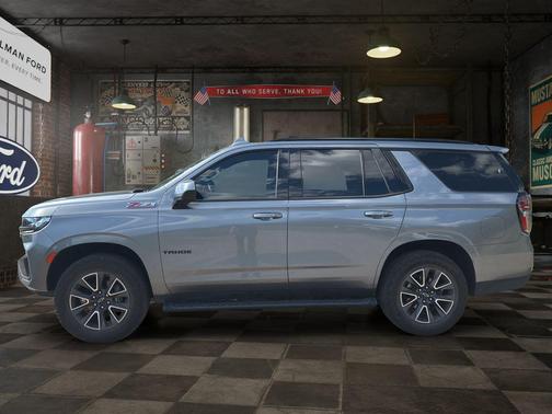 Satin Steel Metallic 2022 Chevrolet Tahoe 4WD Z71