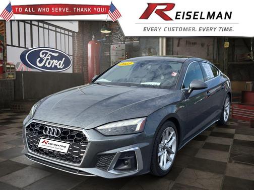 Daytona Gray Pearl Effect 2023 Audi A5 Sportback 45 S Line Premium Plus