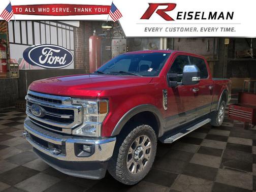 Rapid Red Metallic Tinted Clearcoat 2022 Ford F-250 Lariat