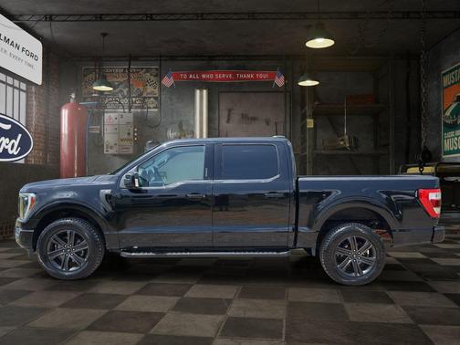 Agate Black Metallic 2021 Ford F-150 Lariat
