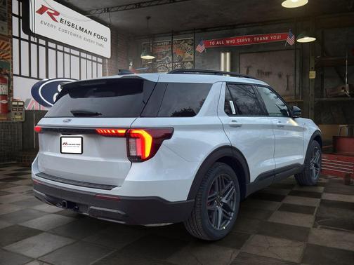 Space White Metallic 2026 Ford Explorer ST-Line