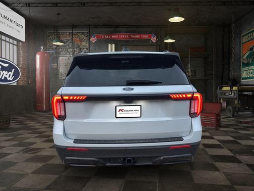 Space White Metallic 2026 Ford Explorer ST-Line