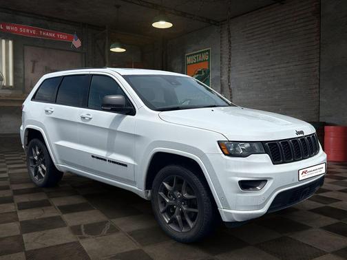Bright White Clearcoat 2021 Jeep Grand Cherokee 80th Anniversary 4x4