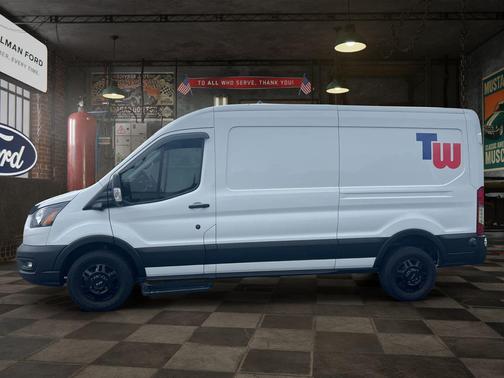 Oxford White 2023 Ford Transit-250 Base