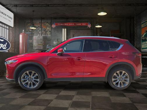Soul Red Crystal Metallic 2021 Mazda CX-5 Signature