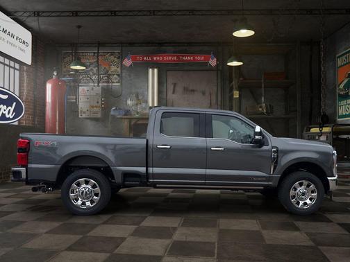 Gray 2026 Ford F-350 King Ranch