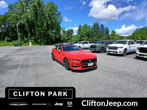 RACE RED 2025 Ford Mustang EcoBoost Premium