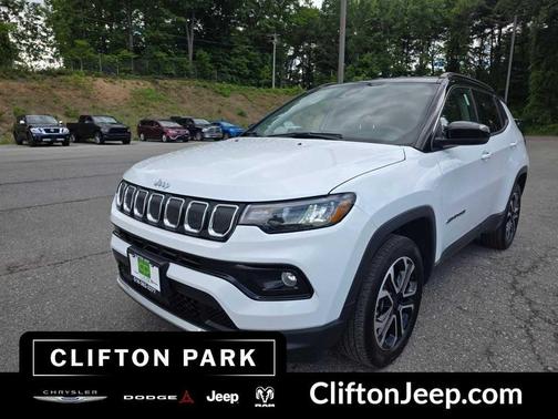 Bright White Clearcoat 2022 Jeep Compass Limited