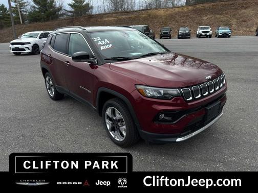 Velvet Red Pearlcoat 2022 Jeep Compass Limited