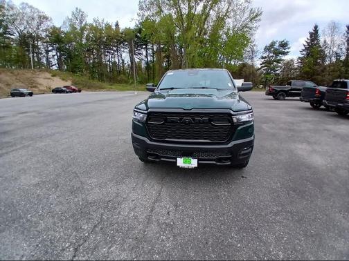 Serrano-Green Metallic Exterior Paint 2026 RAM 1500 Warlock Crew Cab 4x4 5'7' Box