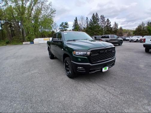 Serrano-Green Metallic Exterior Paint 2026 RAM 1500 Warlock Crew Cab 4x4 5'7' Box