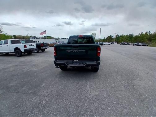 Serrano-Green Metallic Exterior Paint 2026 RAM 1500 Warlock Crew Cab 4x4 5'7' Box