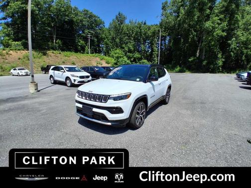 Bright White Clearcoat 2025 Jeep Compass Limited