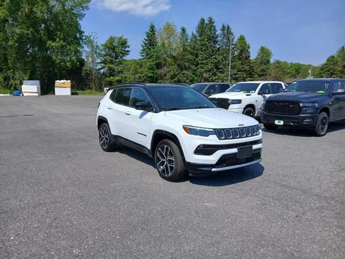 Bright White Clear-Coat Exterior Paint 2025 Jeep Compass Limited