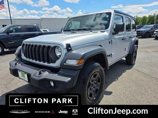 Silver Zynith Clearcoat 2024 Jeep Wrangler Sport
