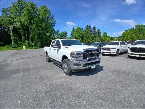 Bright White Clear-Coat Exterior Paint 2026 RAM 2500 Tradesman Crew Cab 4x4 6'4' Box