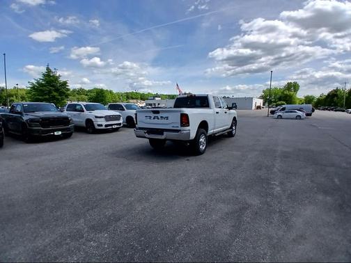 Bright White Clear-Coat Exterior Paint 2026 RAM 2500 Tradesman Crew Cab 4x4 6'4' Box