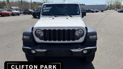 Bright White Clearcoat 2025 Jeep Wrangler Sport S