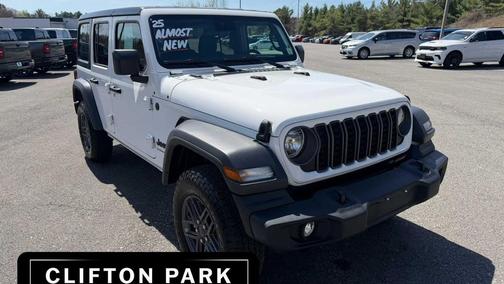 Bright White Clearcoat 2025 Jeep Wrangler Sport S