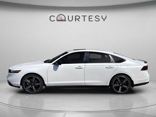 Platinum White Pearl 2026 Honda Accord Hybrid Sport
