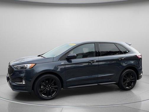 Blue Metallic 2024 Ford Edge ST Line