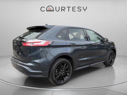 Blue Metallic 2024 Ford Edge ST Line