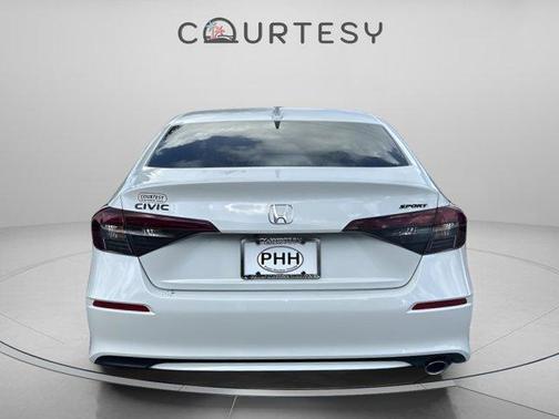 Platinum White Pearl 2026 Honda Civic Sport