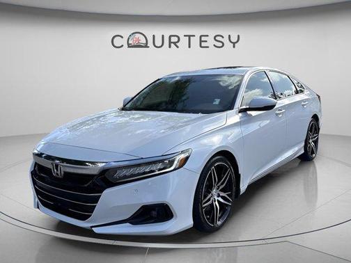 Platinum White Pearl 2021 Honda Accord Touring 2.0T