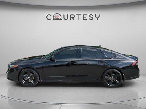 Crystal Black Pearl 2025 Honda Accord Hybrid Sport-L