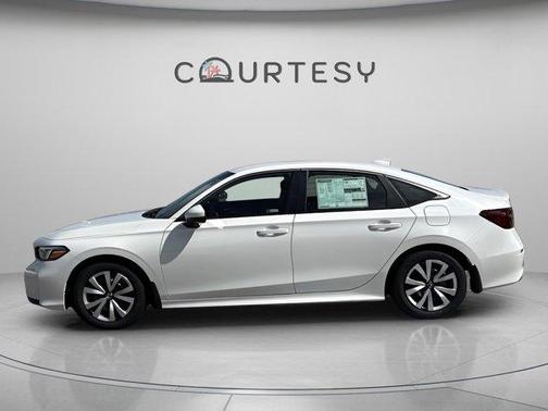 Platinum White Pearl 2026 Honda Civic LX