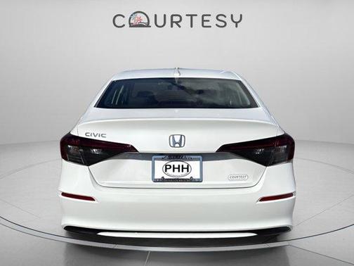 Platinum White Pearl 2026 Honda Civic LX