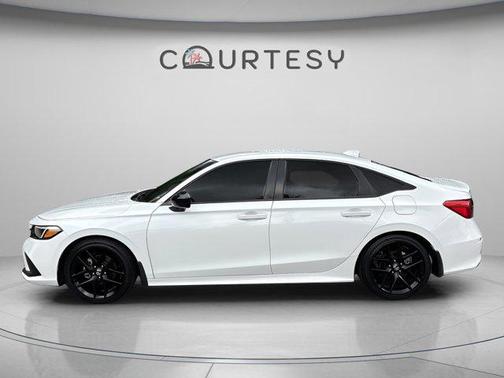 Platinum White Pearl 2023 Honda Civic Sport