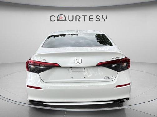 Platinum White Pearl 2023 Honda Civic Sport