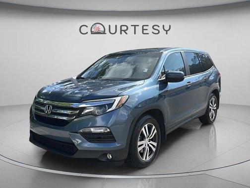 Modern Steel Metallic 2017 Honda Pilot EX-L w/ Navigation