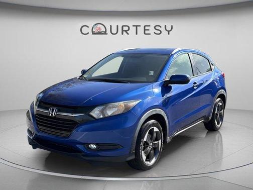 Aegean Blue Metallic 2018 Honda HR-V EX-L w/Navigation