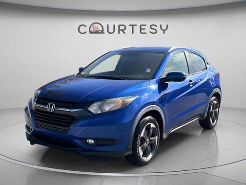 Aegean Blue Metallic 2018 Honda HR-V EX-L w/Navigation
