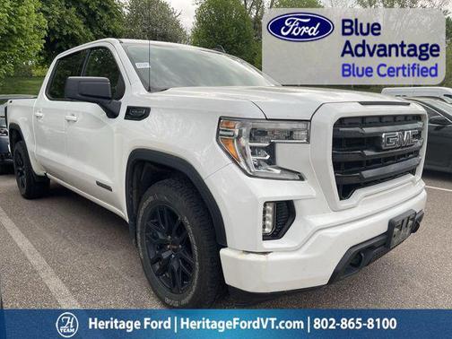 Summit White 2021 GMC Sierra 1500 Elevation