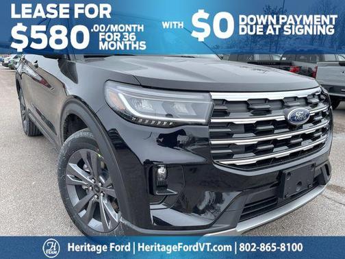 AGATE BLACK METALLIC 2026 Ford Explorer Active w/200A Pkg