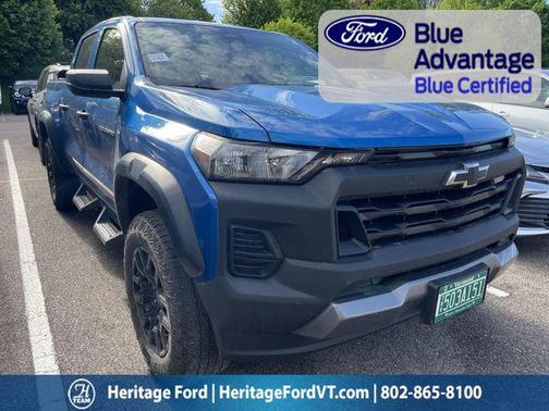 Glacier Blue Metallic 2024 Chevrolet Colorado Trail Boss
