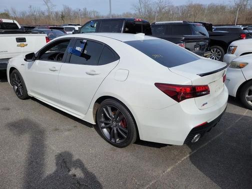 White 2018 Acura TLX Technology