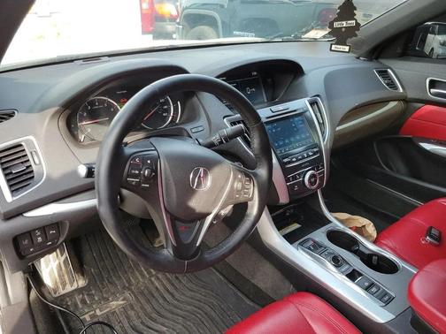 White 2018 Acura TLX Technology